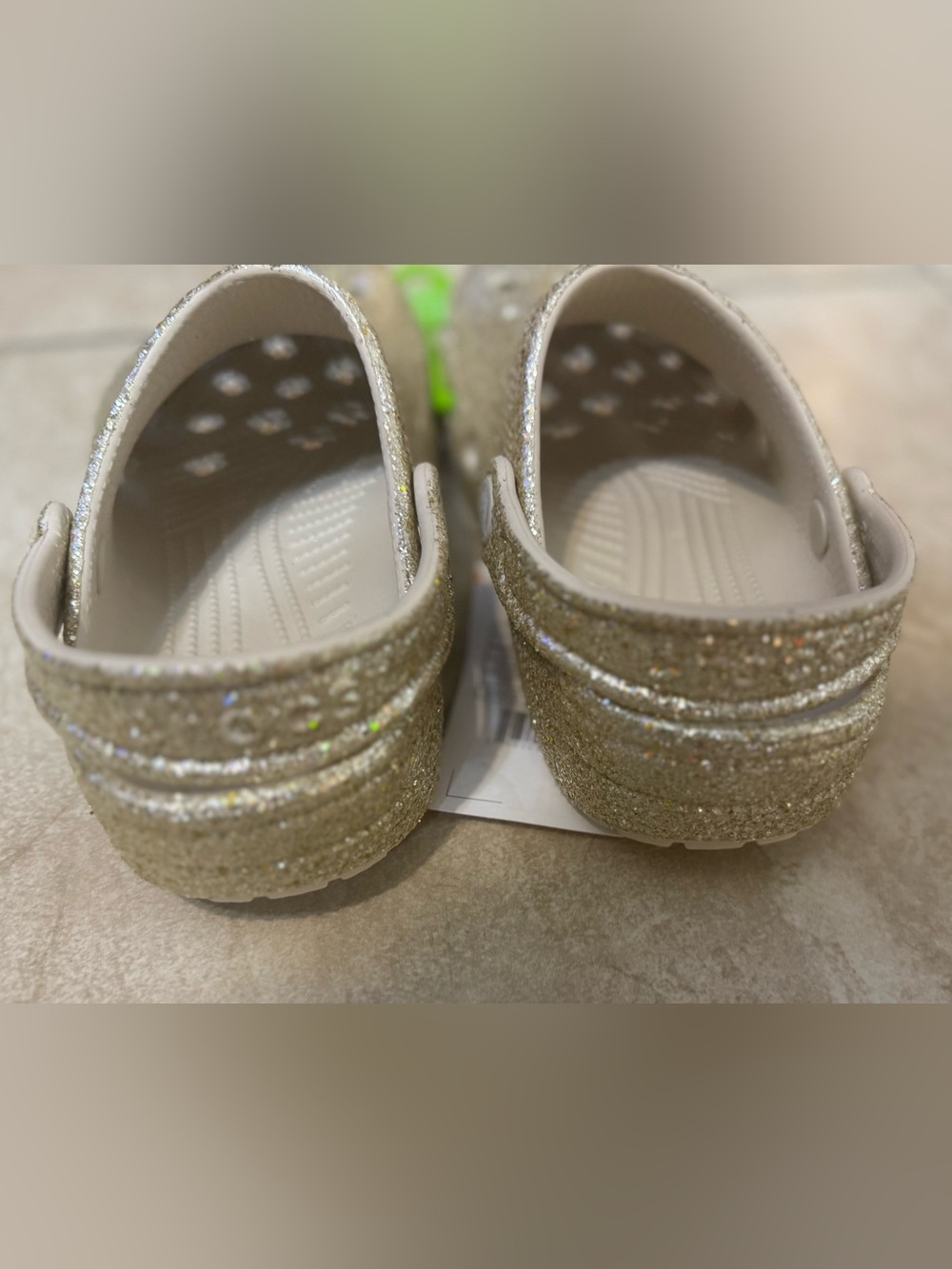 CROCS Kids' Classic Chunky Glitter Clog - Picture 5 of 10